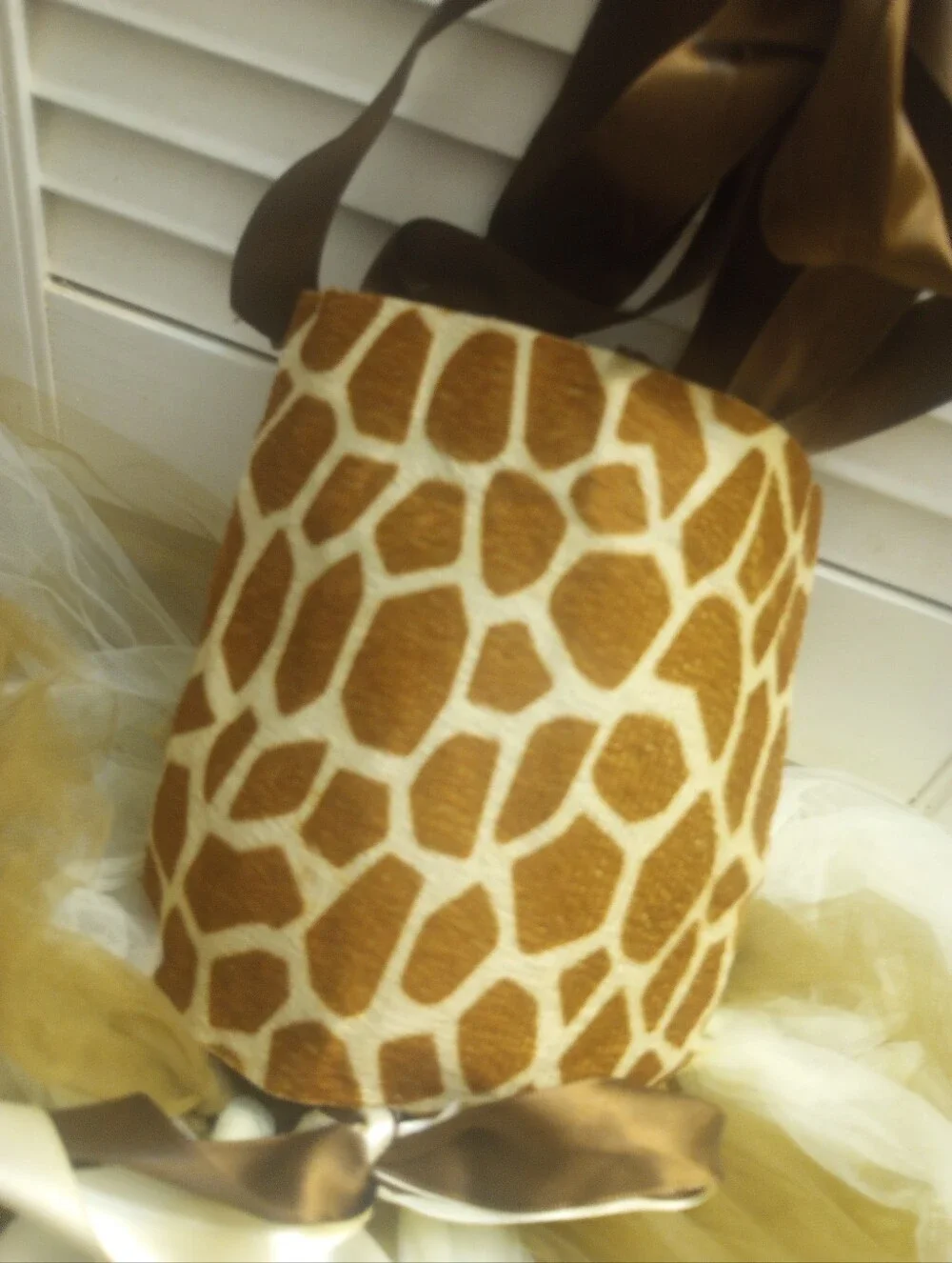 Tutu Dreams Toddler Girls Giraffe Themed Tutu With Tail
